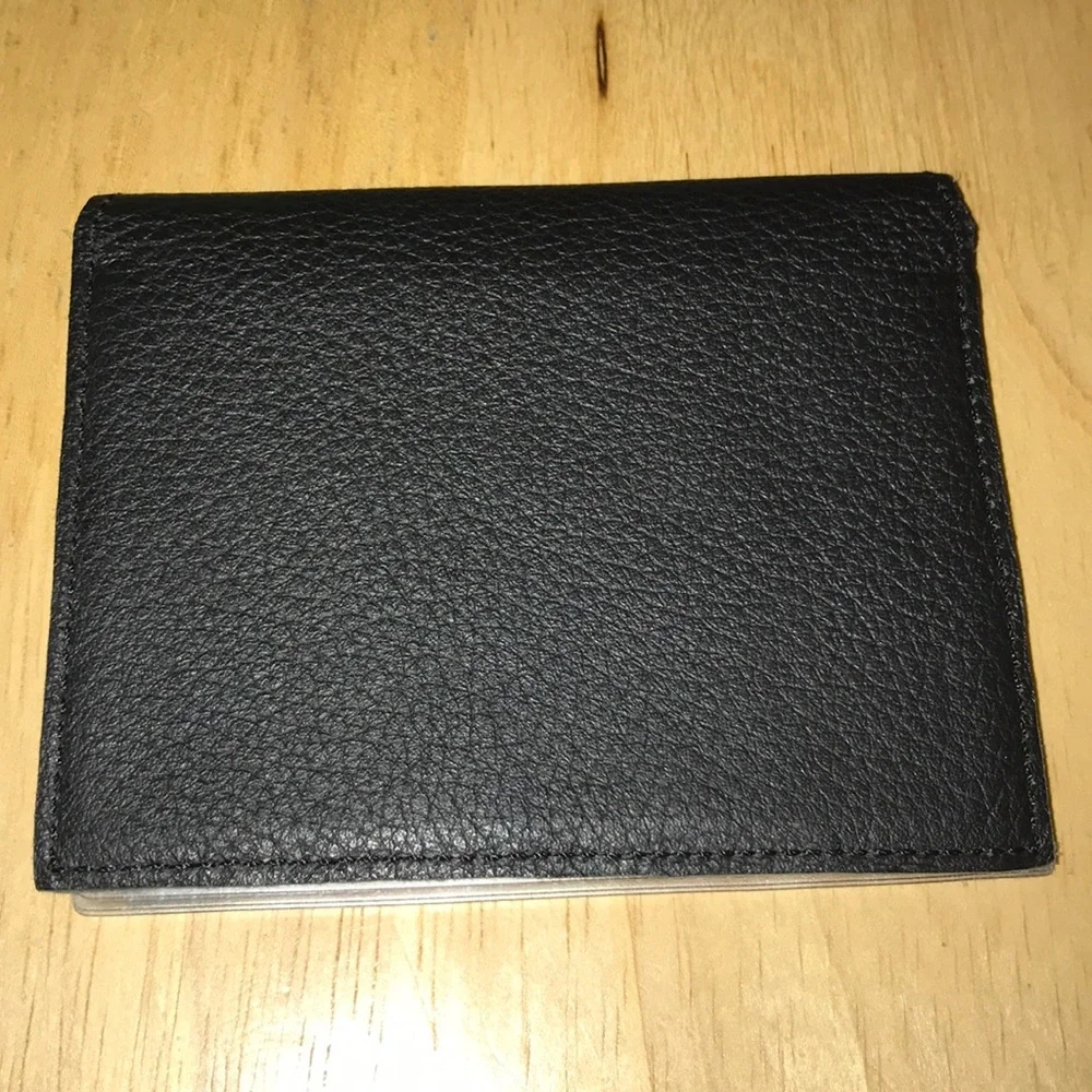 - New Genuine Leather card holder for biz cards